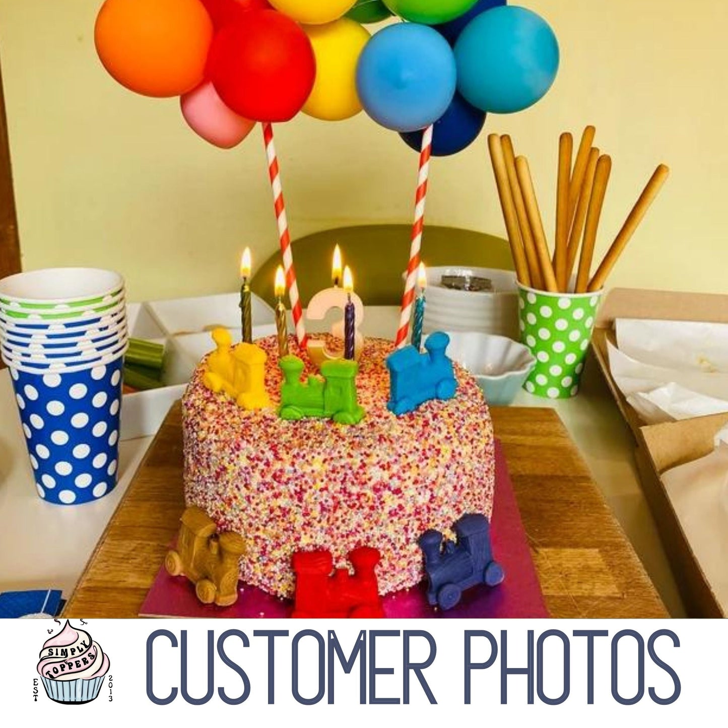 Bow Cake Toppers | Bow Cupcake Toppers