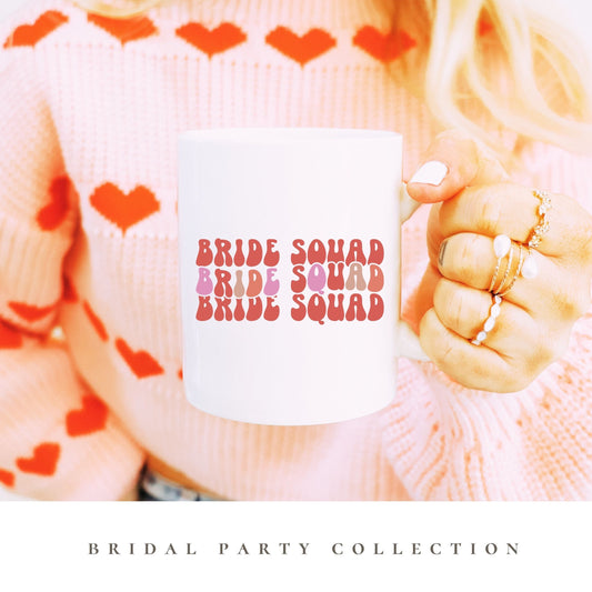 bride squad coffee mugs