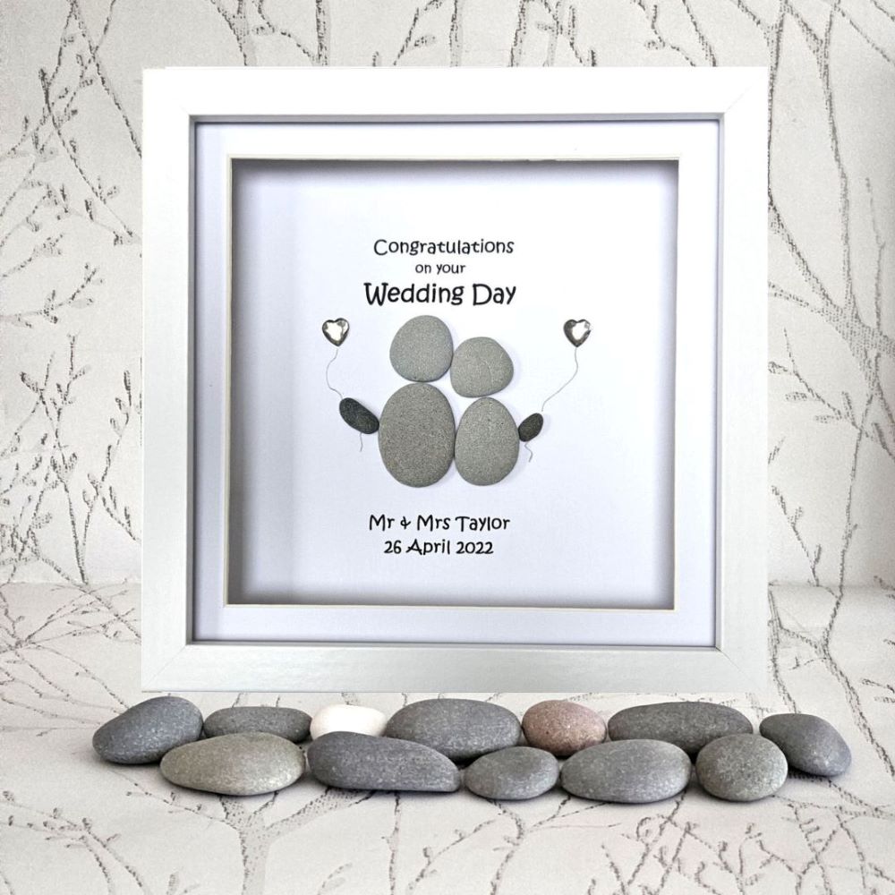 Wedding Pebble Art Pebble Pictures Wedding – Beautifully Handmade UK