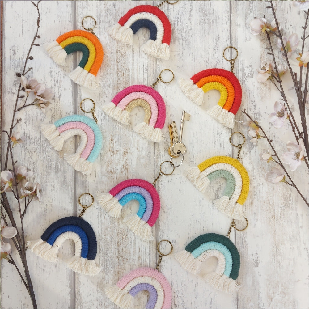 rainbow-keyring