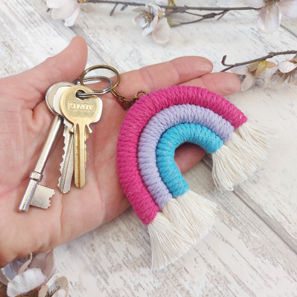 rainbow-keyring
