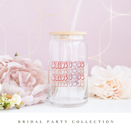 wedding day glass cup