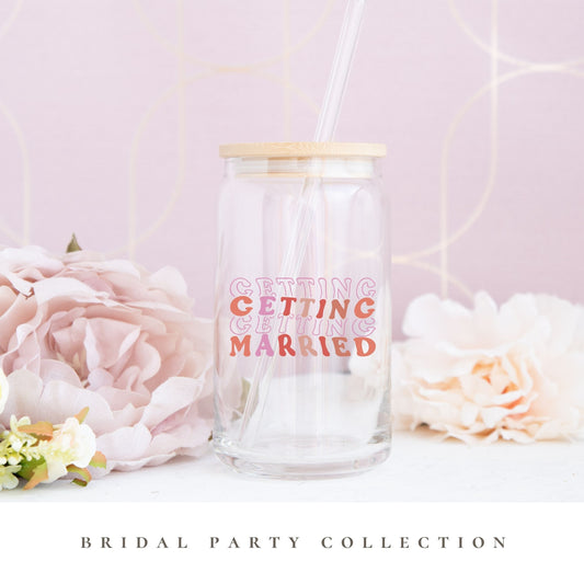 getting married glass cup