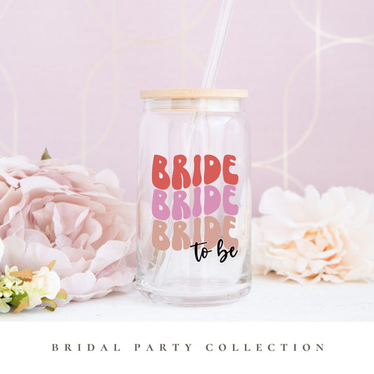 bride 2 be glass cup