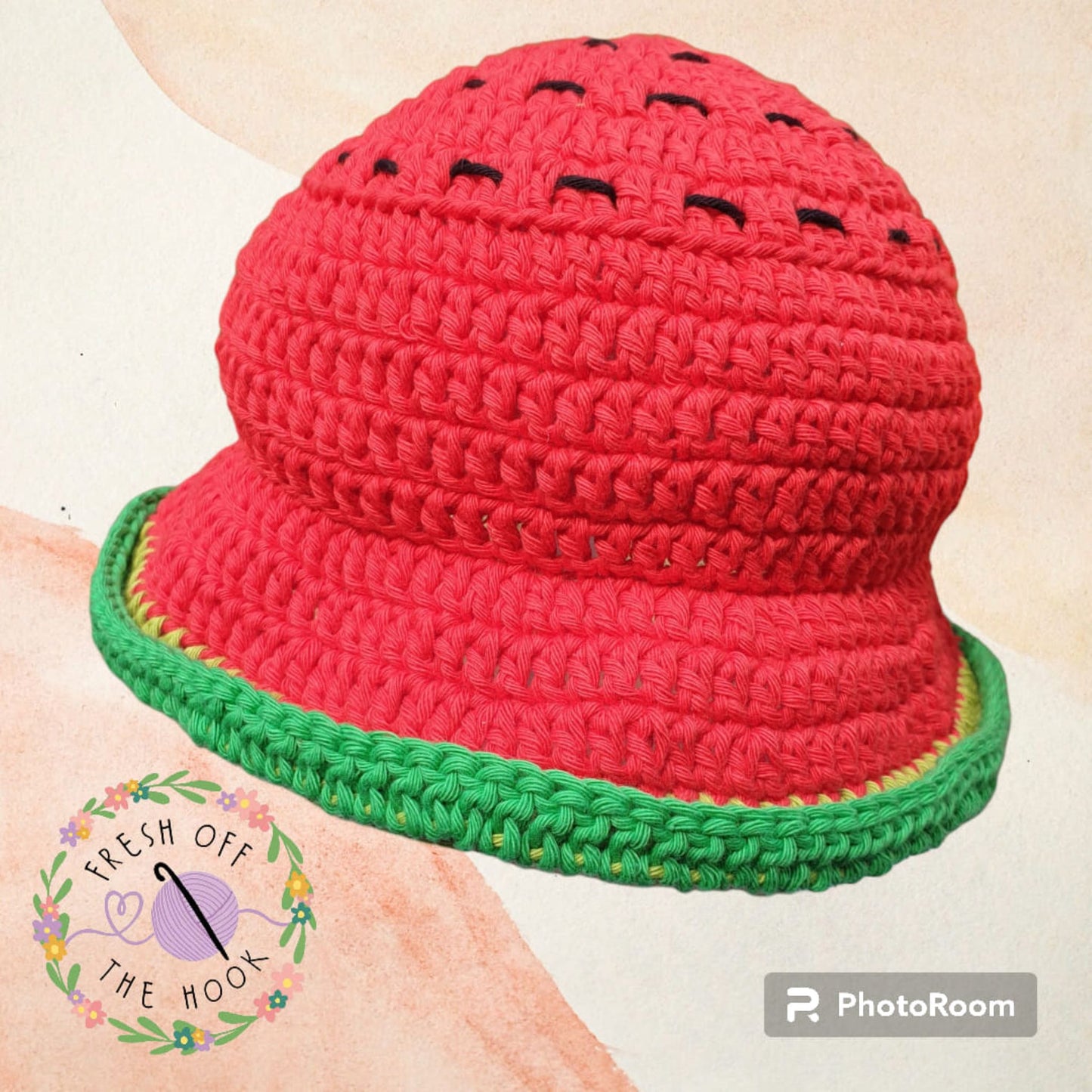 Watermelon Bucket Hats | Crochet Bucket Hat