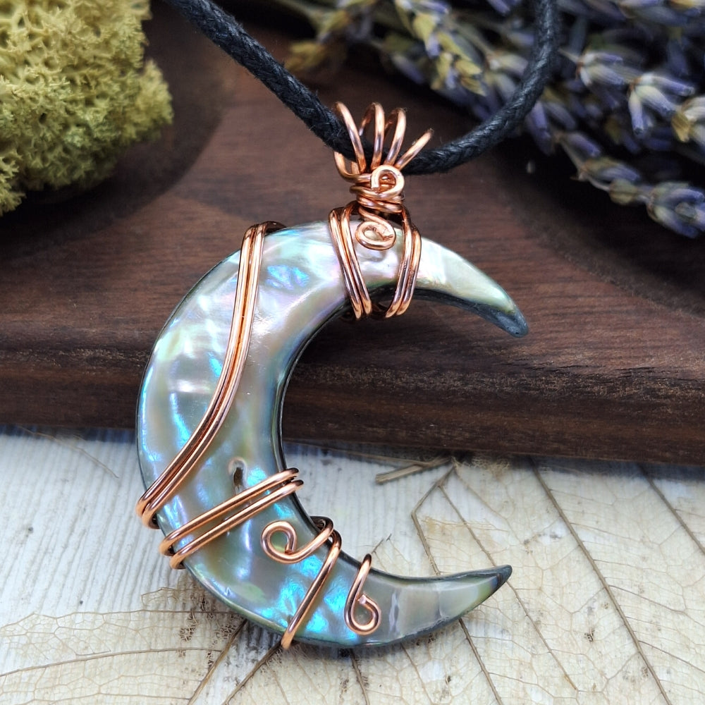 half moon necklace