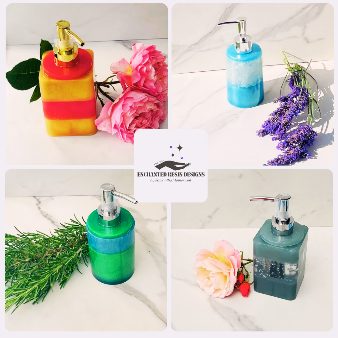 Resin Bathroom Gifts | Unique Resin Soap Dispensers