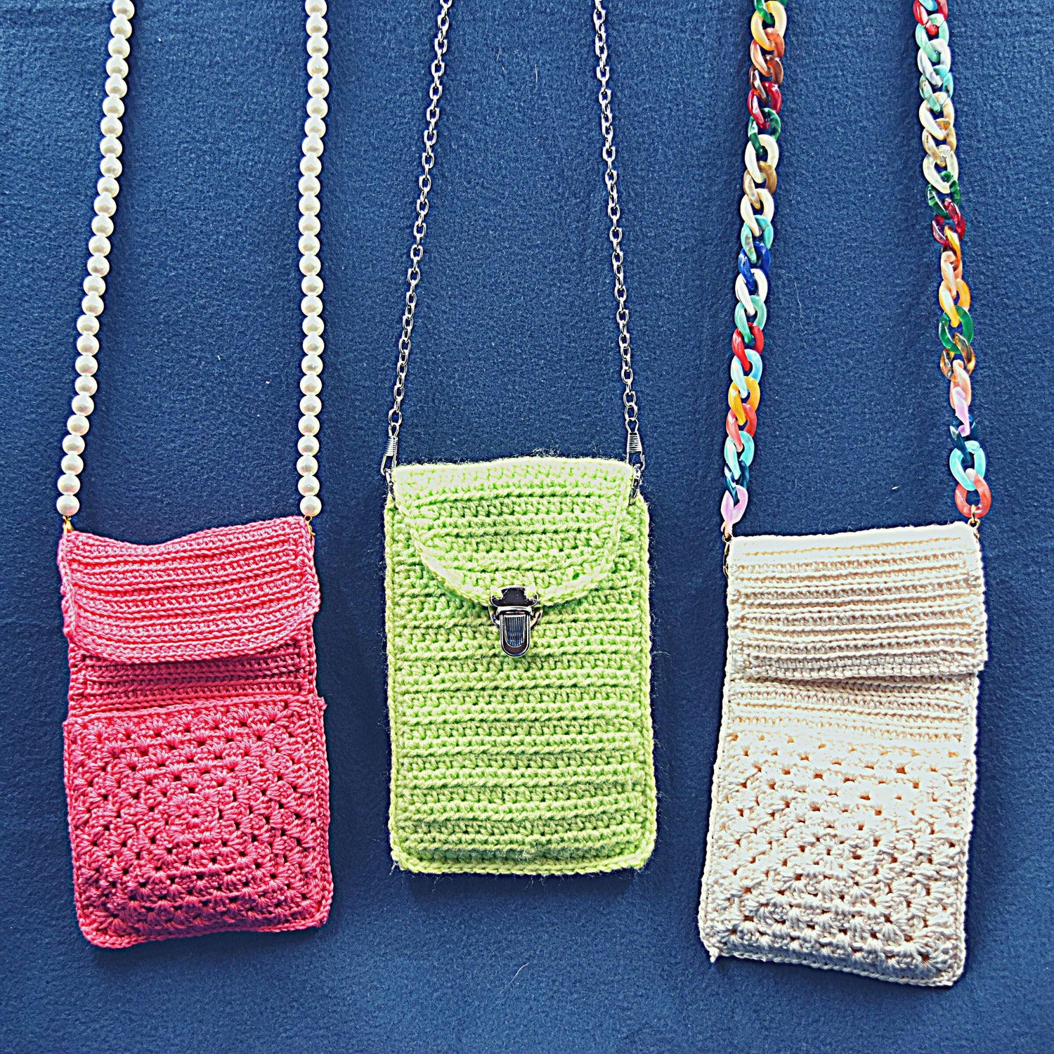 crochet-phone-bag
