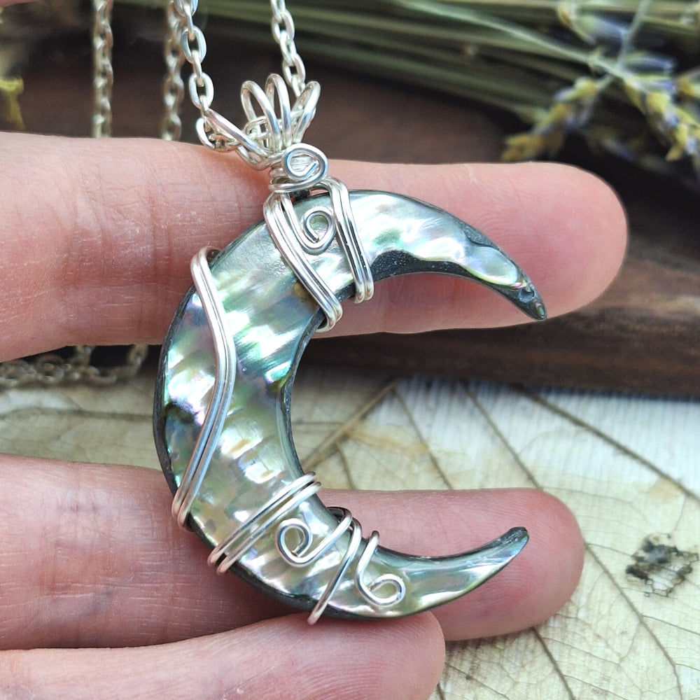 half moon necklace