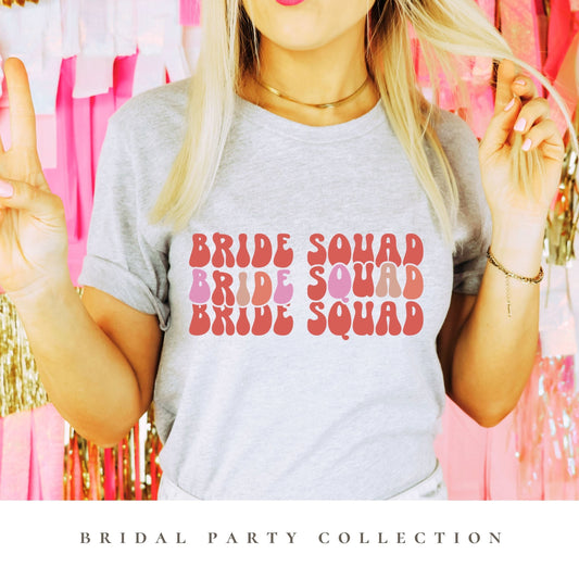bride squad t shirt