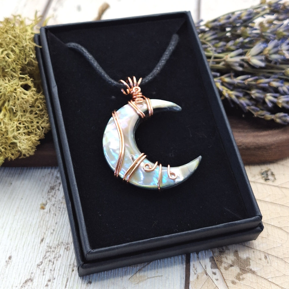 half moon necklace