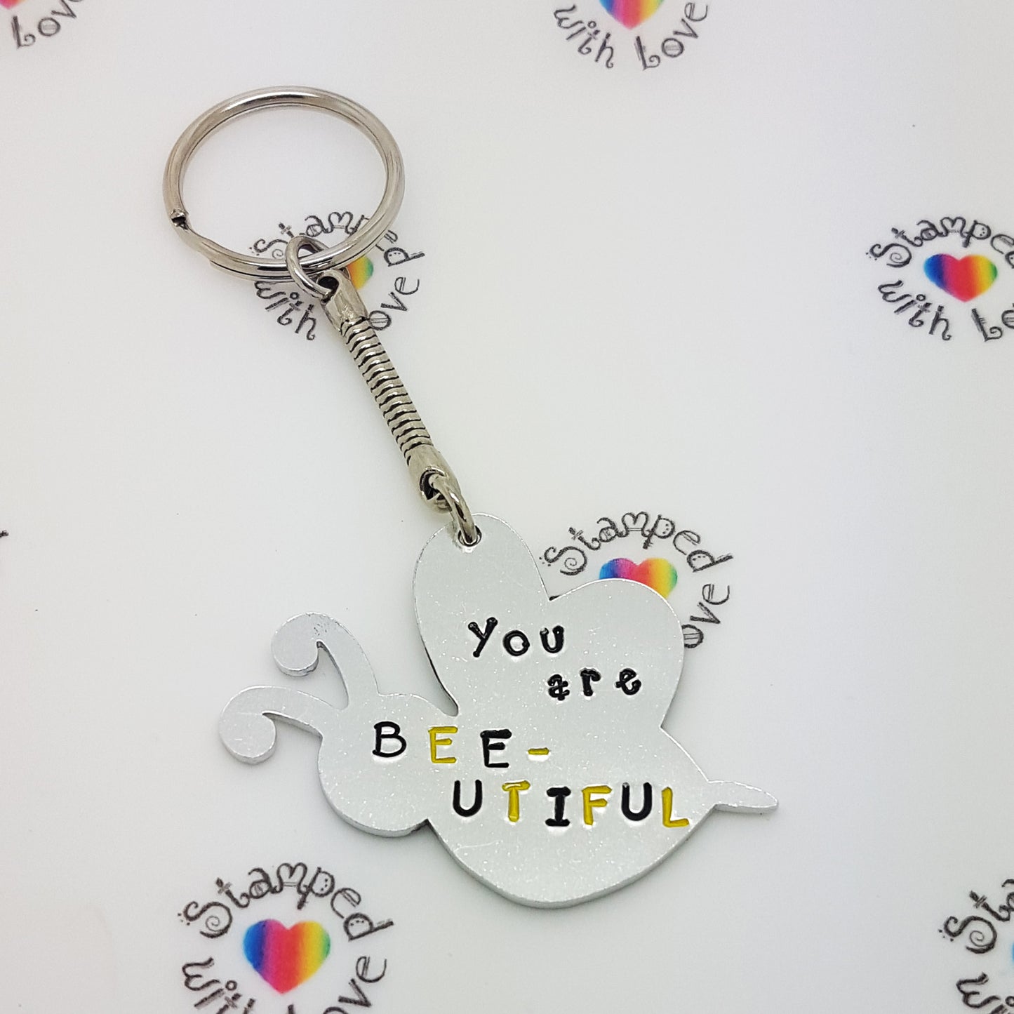 bee-happy-keyring