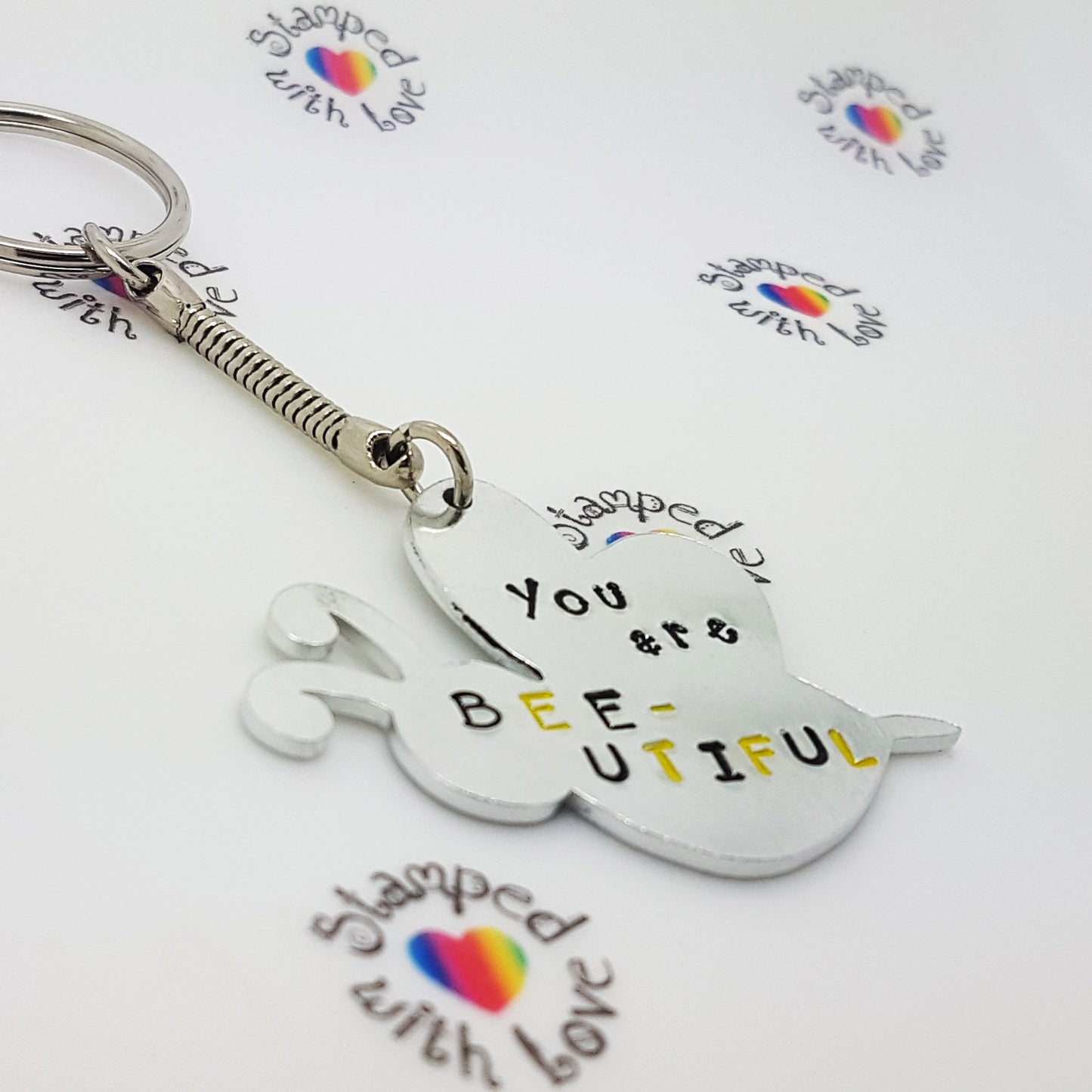 bee-happy-keyring