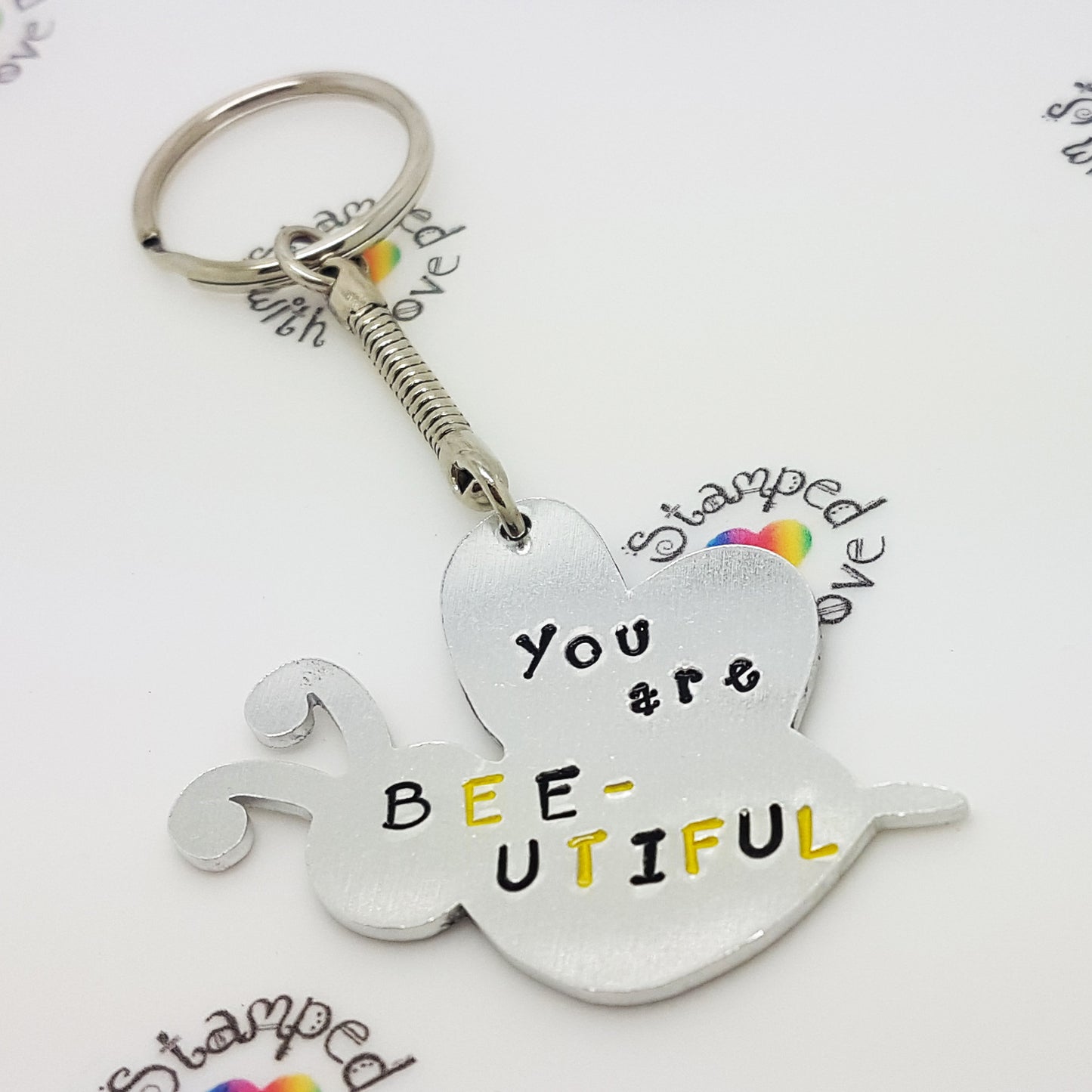Bee Happy Keyring | Presents For Bee Lovers