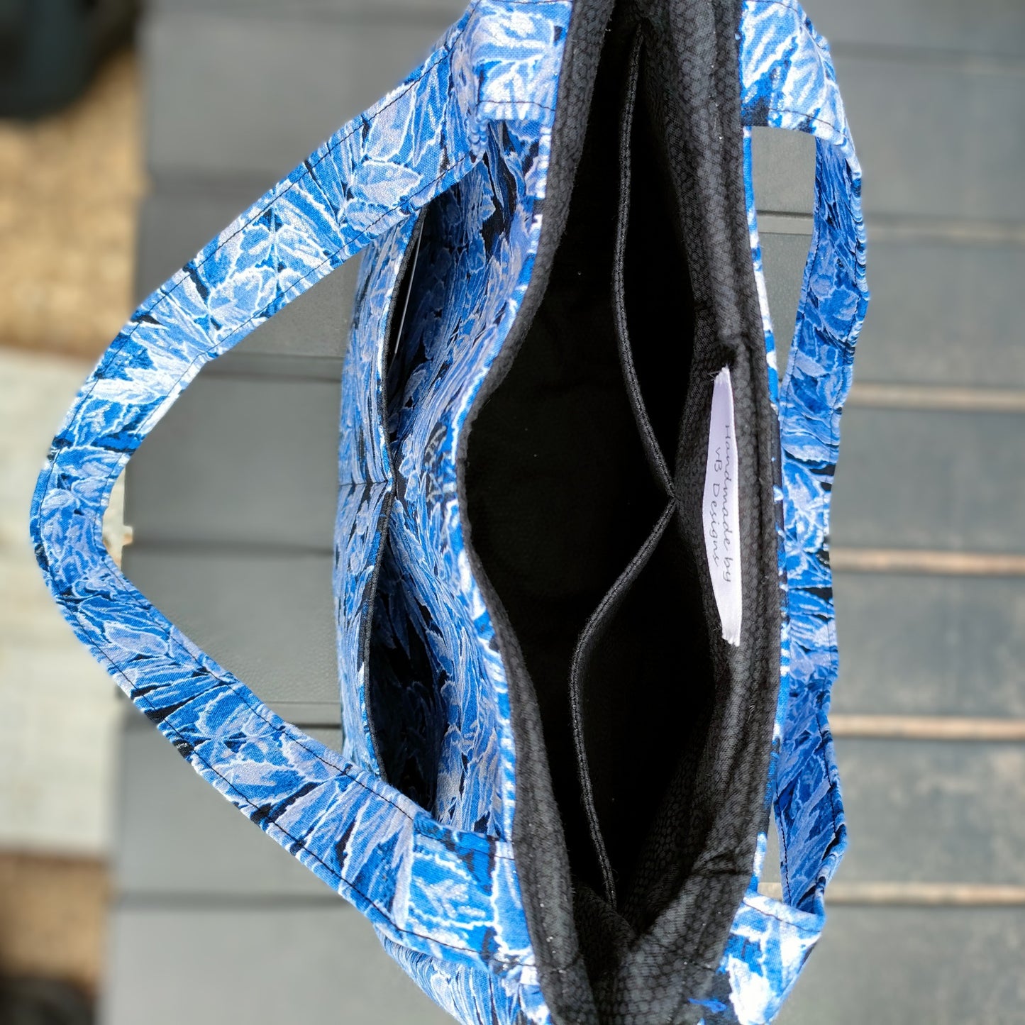 Silver Sparkly Bag | Royal Blue Designer Bag