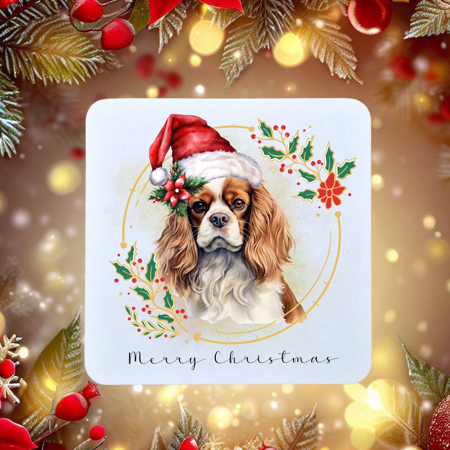 cavalier-king-charles-spaniel-christmas-coaster