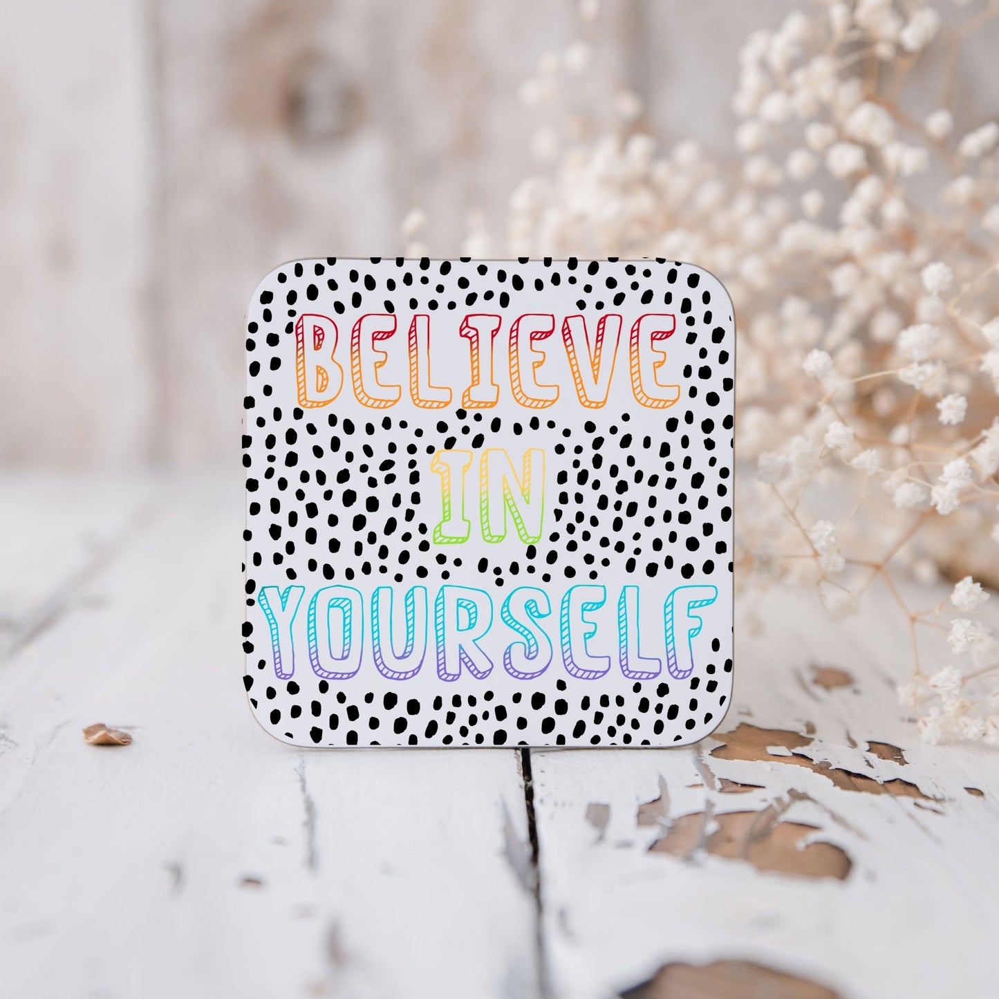 Mock Exam Gift For Daughter | Believe In Yourself Coaster