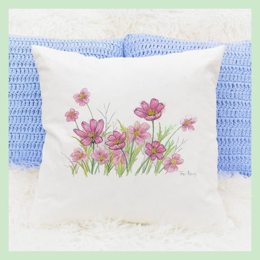 cosmos-flower-cushion
