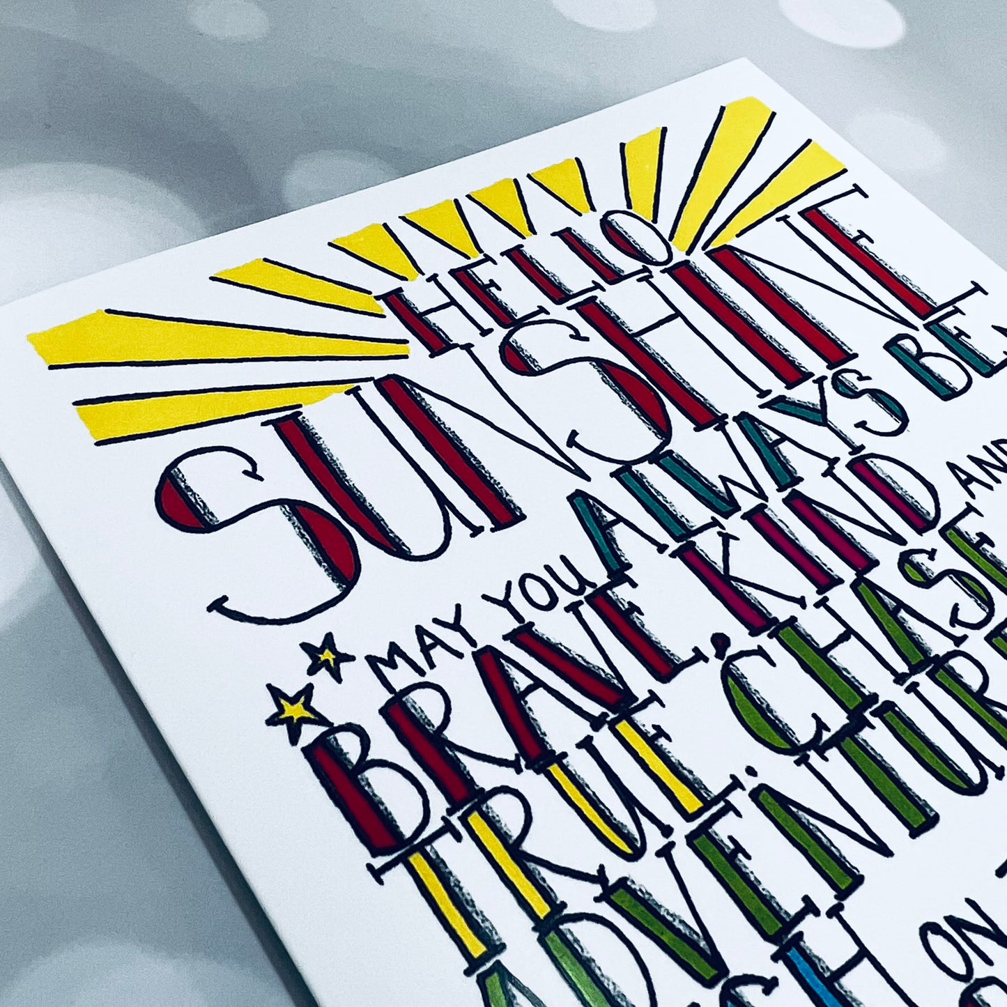 Hello Sunshine Coaster | Sun Lover Gift Ideas