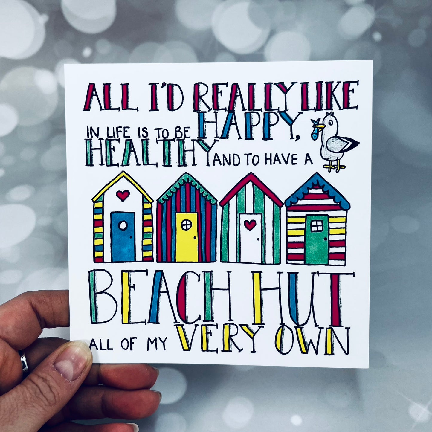 Beach Hut Coaster | Beach Hut Gift Ideas