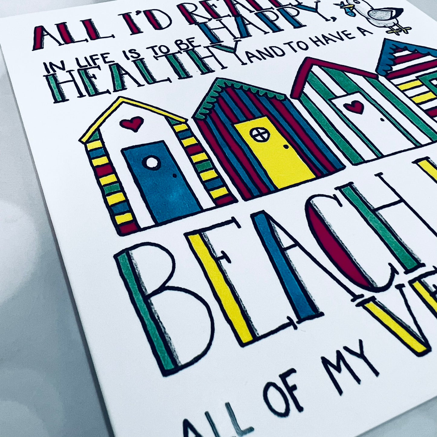 Beach Hut Coaster | Beach Hut Gift Ideas