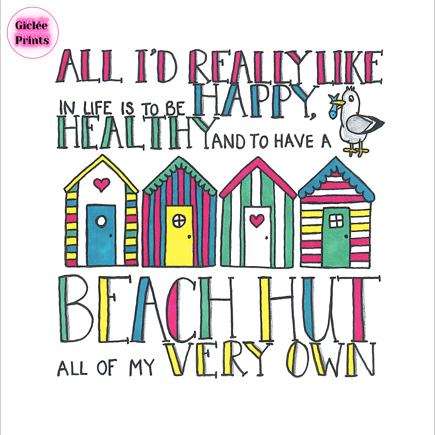 Beach Hut Coaster | Beach Hut Gift Ideas
