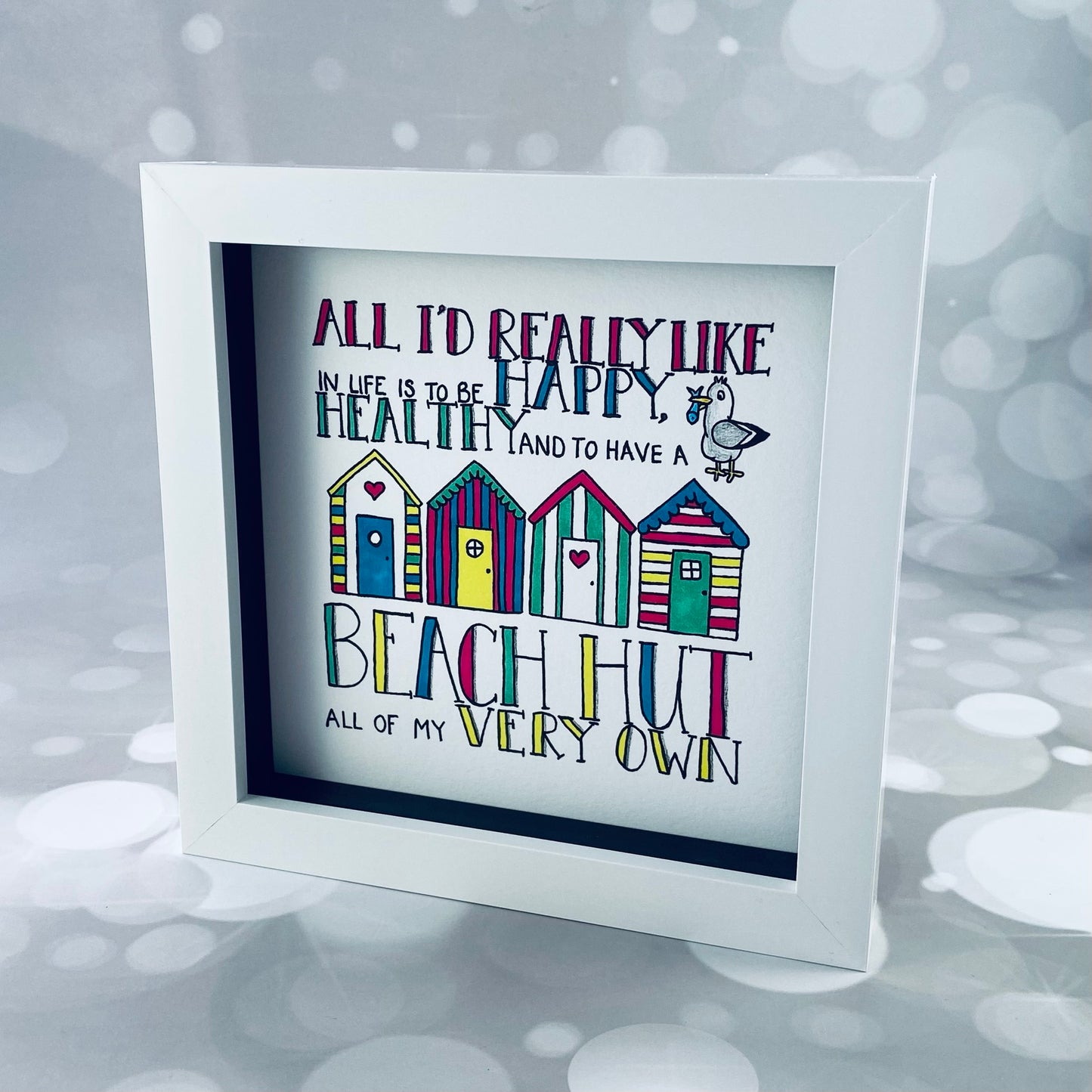 Beach Hut Coaster | Beach Hut Gift Ideas