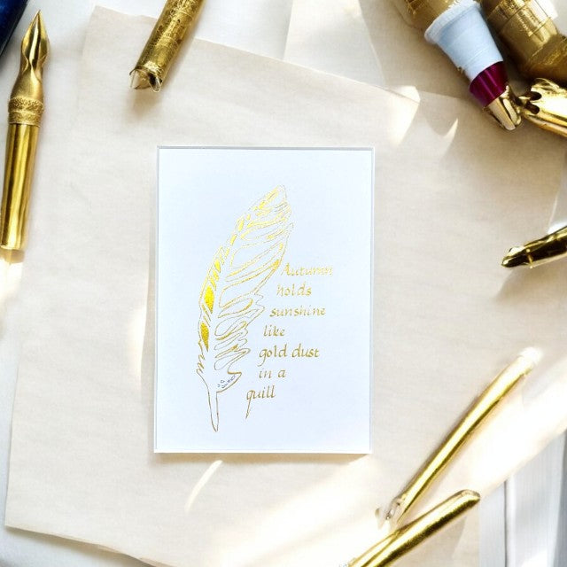 traditional dip pen poem