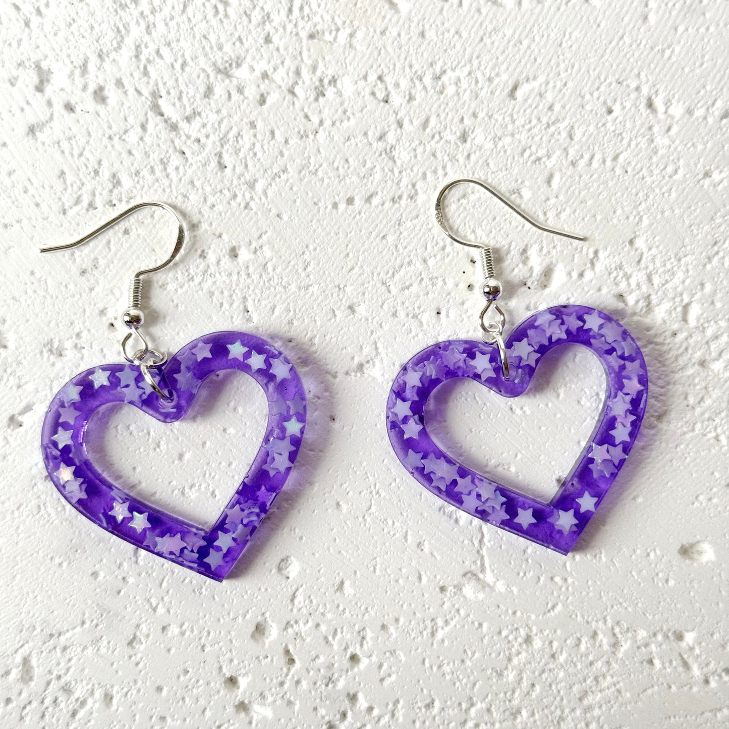 Heart Earrings | Resin Earrings