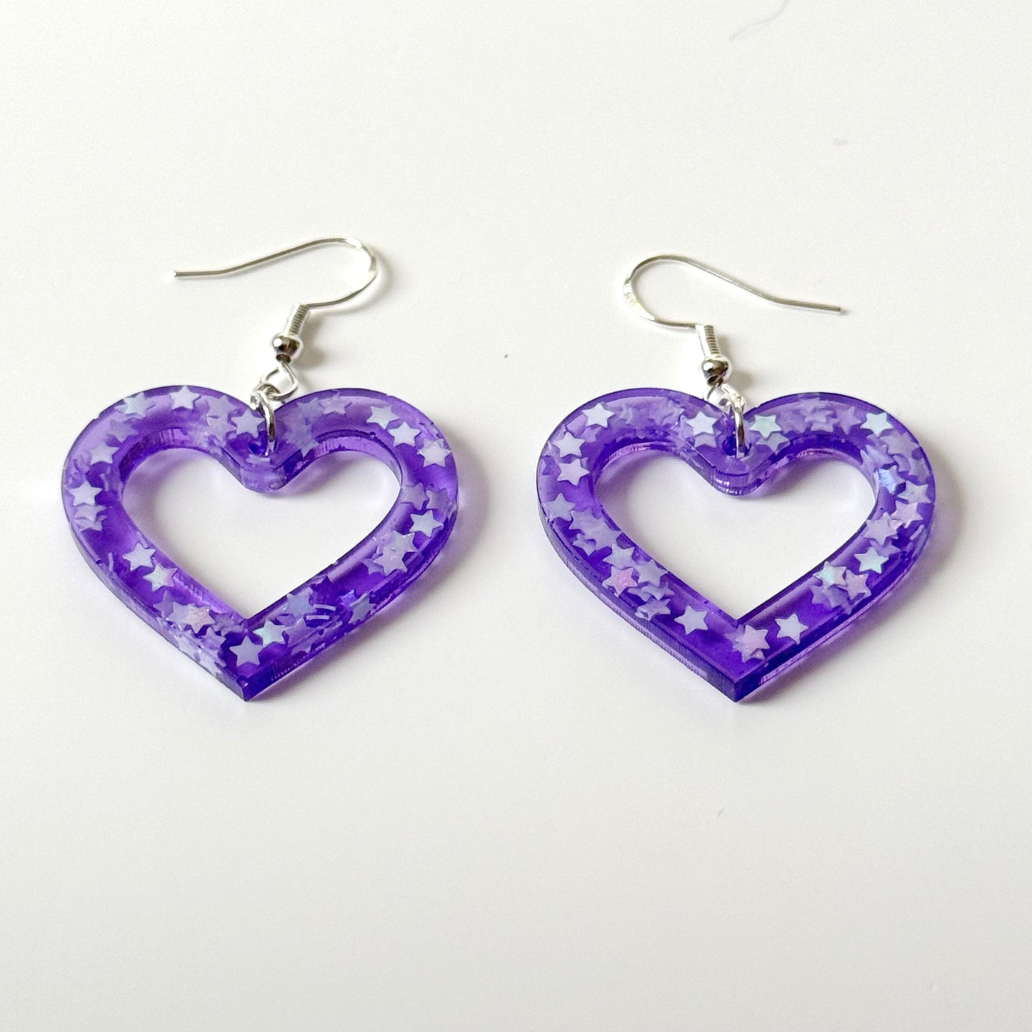 Heart Earrings | Resin Earrings