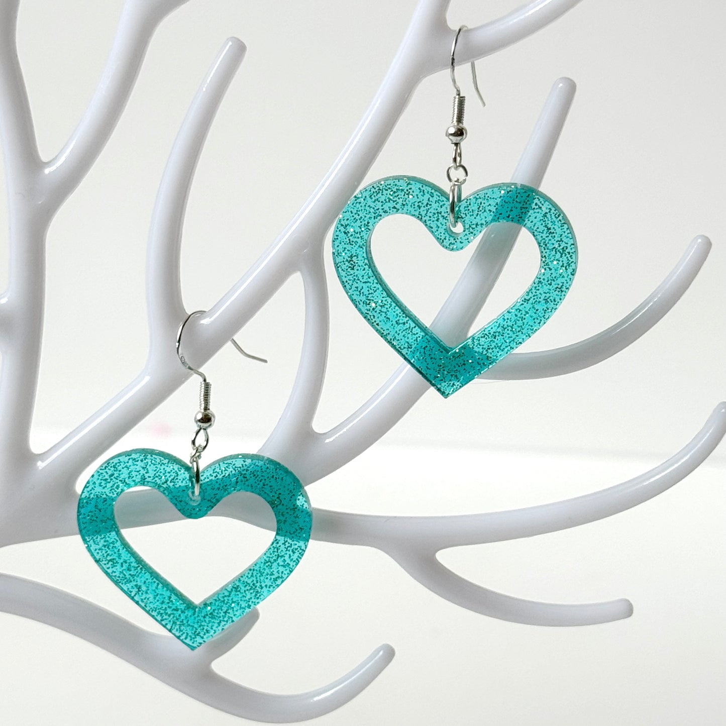 Heart Earrings | Resin Earrings