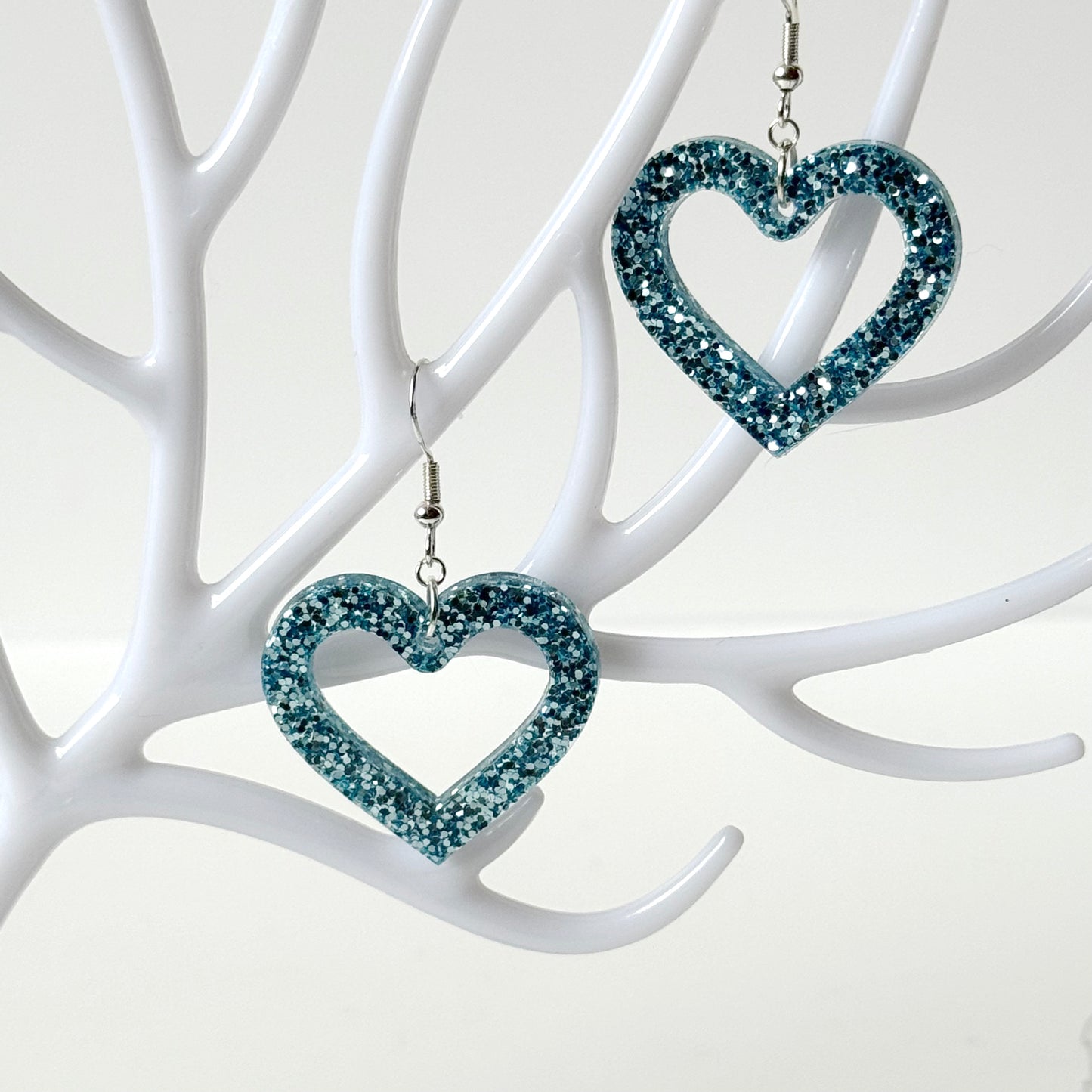 Heart Earrings | Resin Earrings