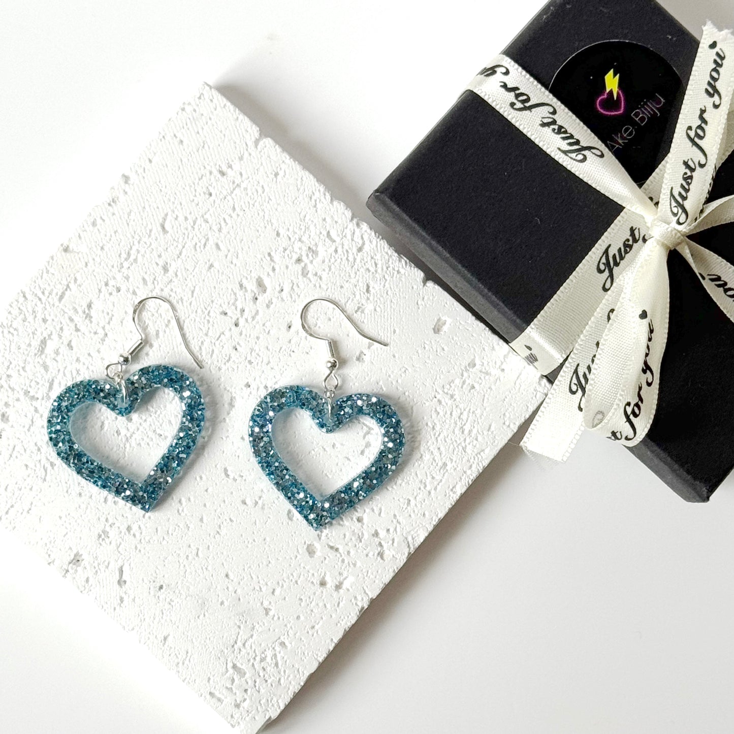 Heart Earrings | Resin Earrings