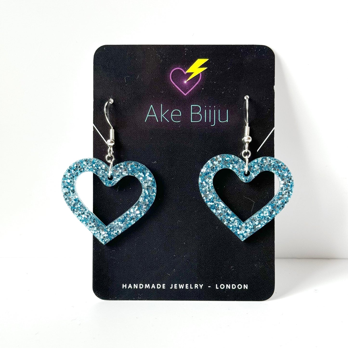 Heart Earrings | Resin Earrings