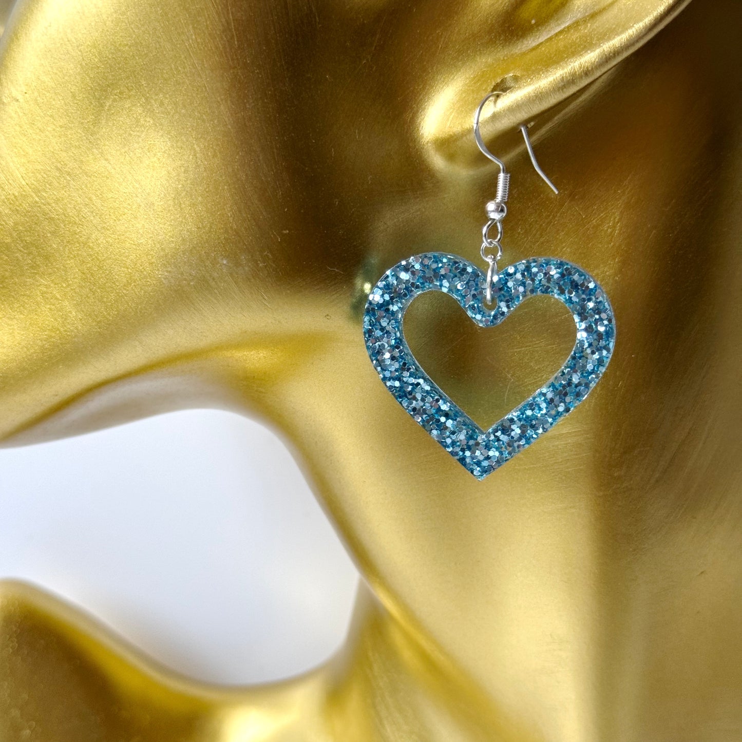 Heart Earrings | Resin Earrings