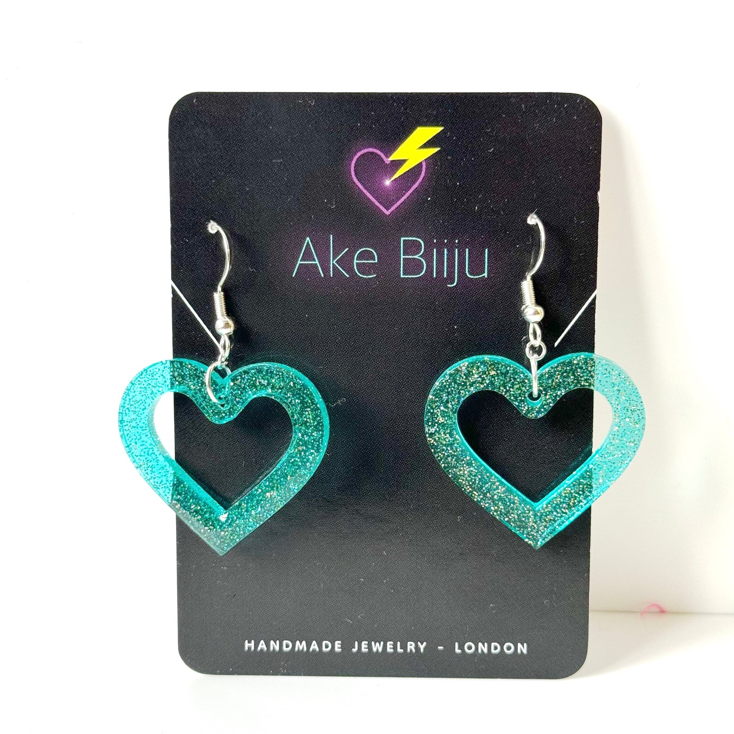 Heart Earrings | Resin Earrings