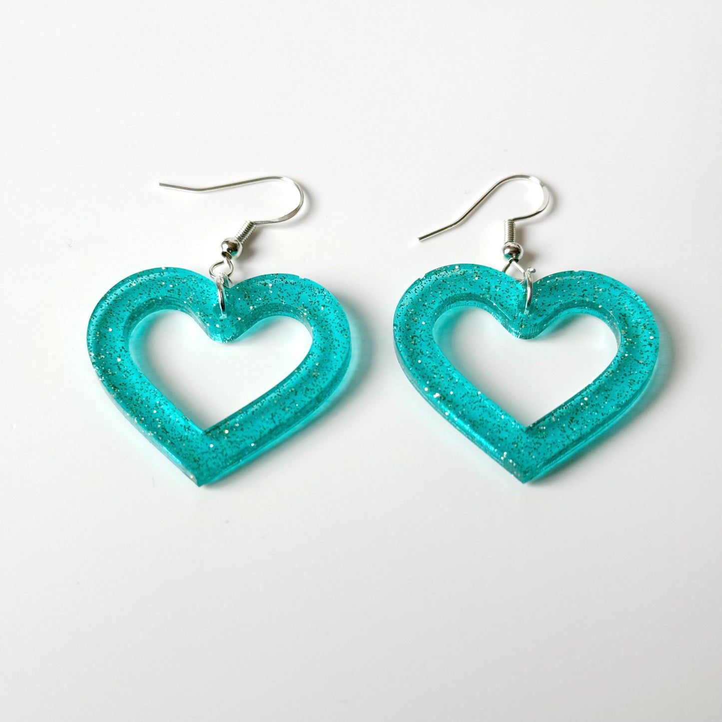 Heart Earrings | Resin Earrings