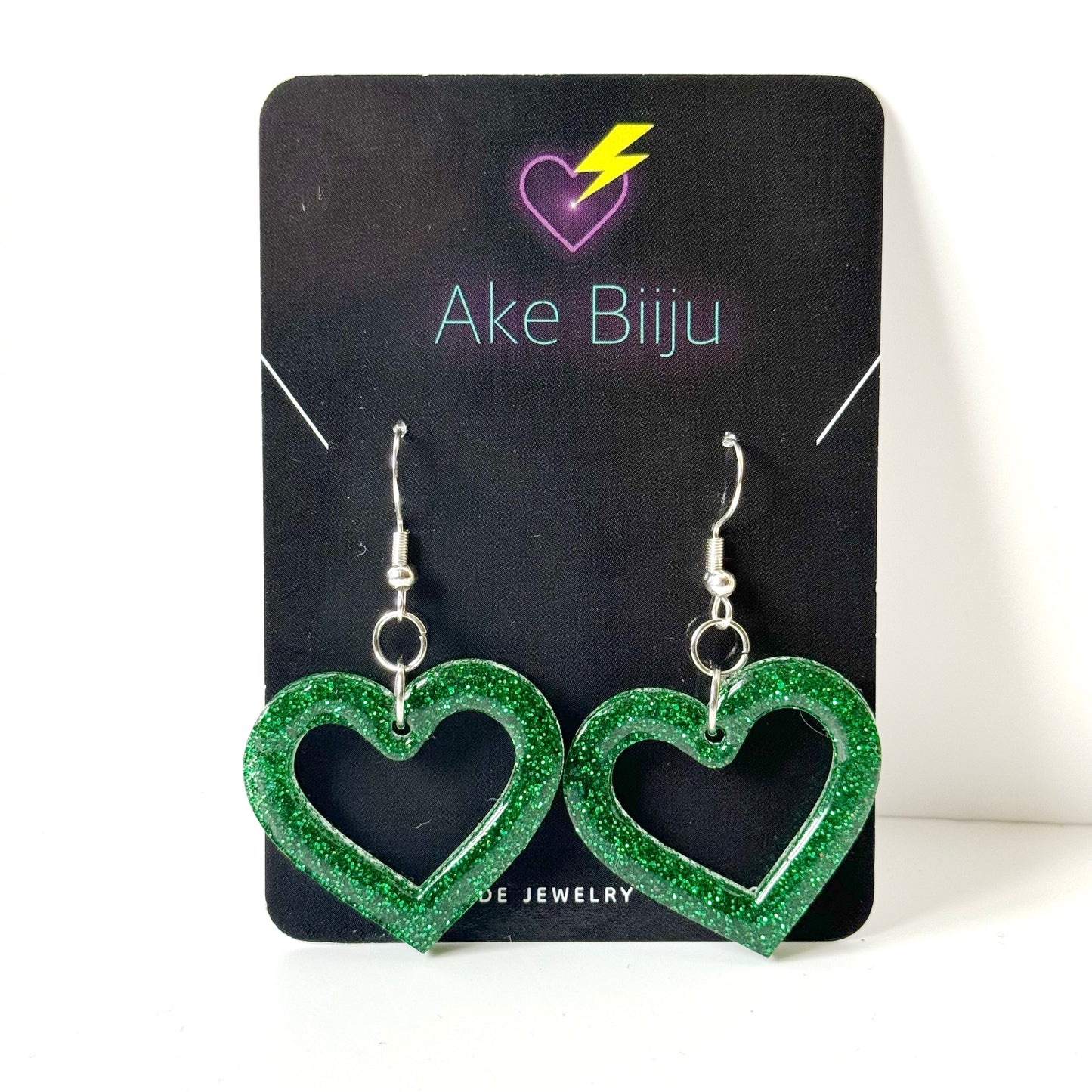 Heart Earrings | Resin Earrings