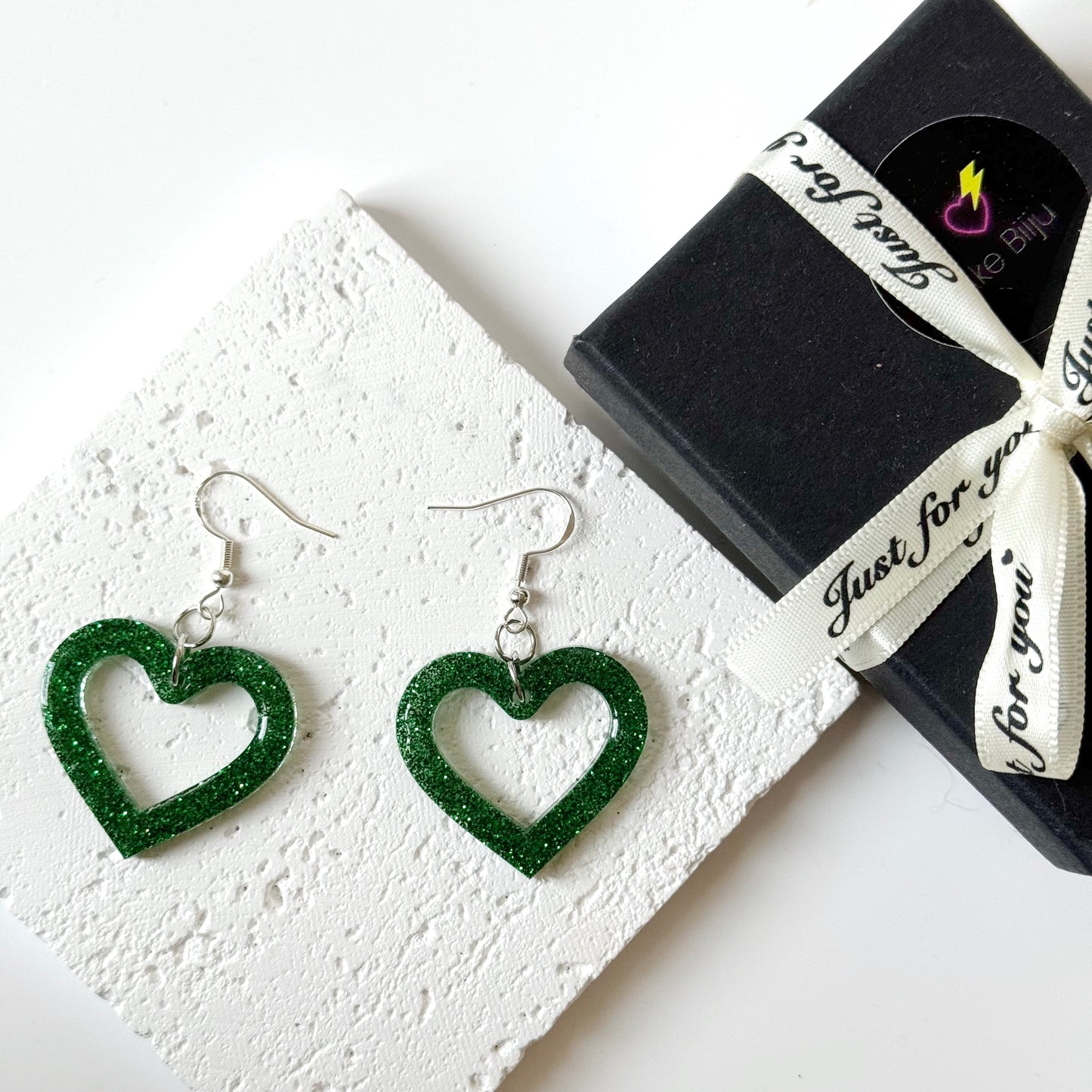 Heart Earrings | Resin Earrings