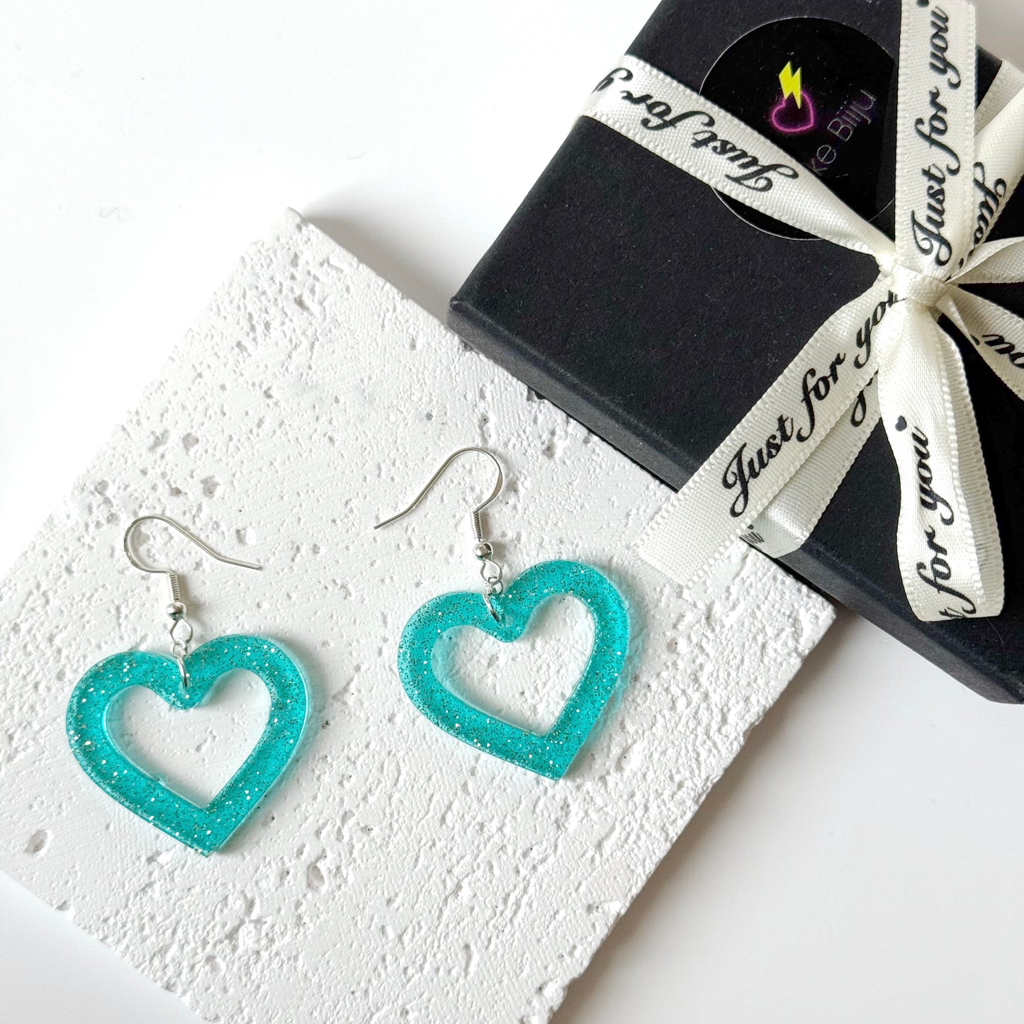 Heart Earrings | Resin Earrings