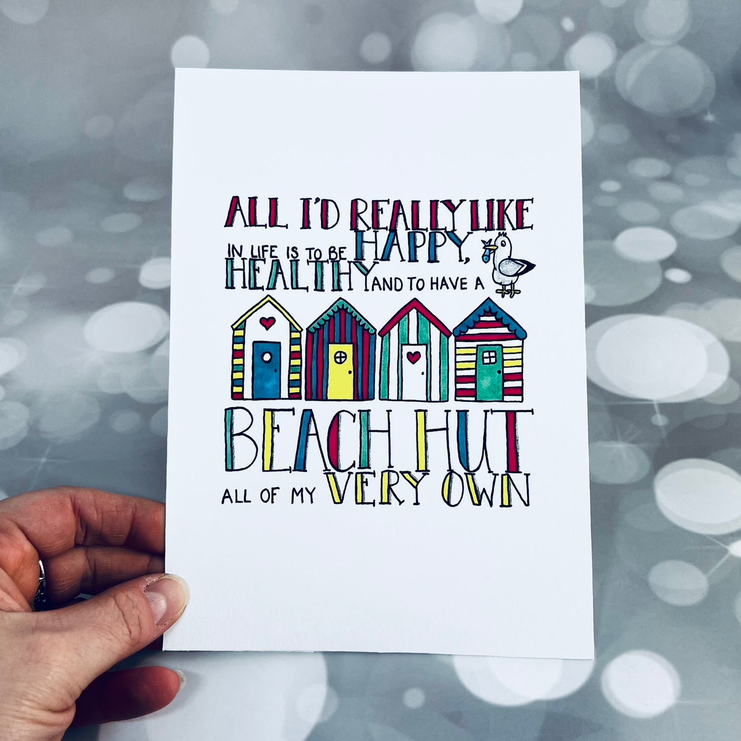 Beach Hut Coaster | Beach Hut Gift Ideas