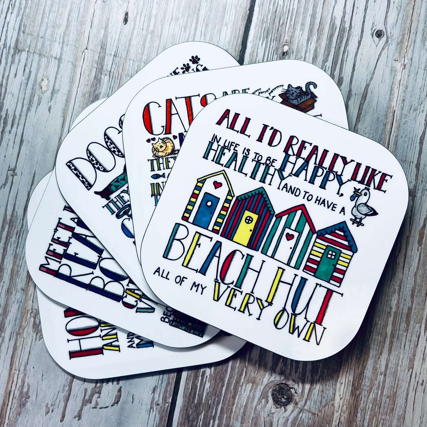 Beach Hut Coaster | Beach Hut Gift Ideas
