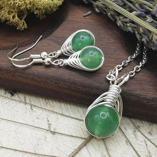 green-agate-stone-necklace