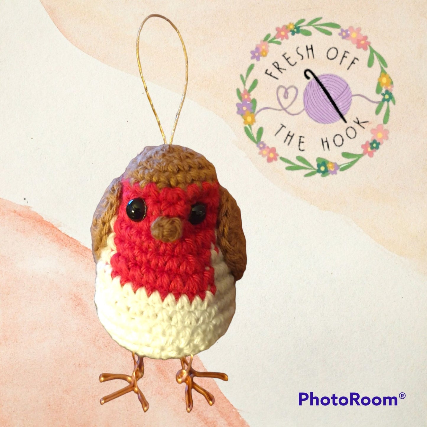 Crochet Robin | Christmas Tree Decoration