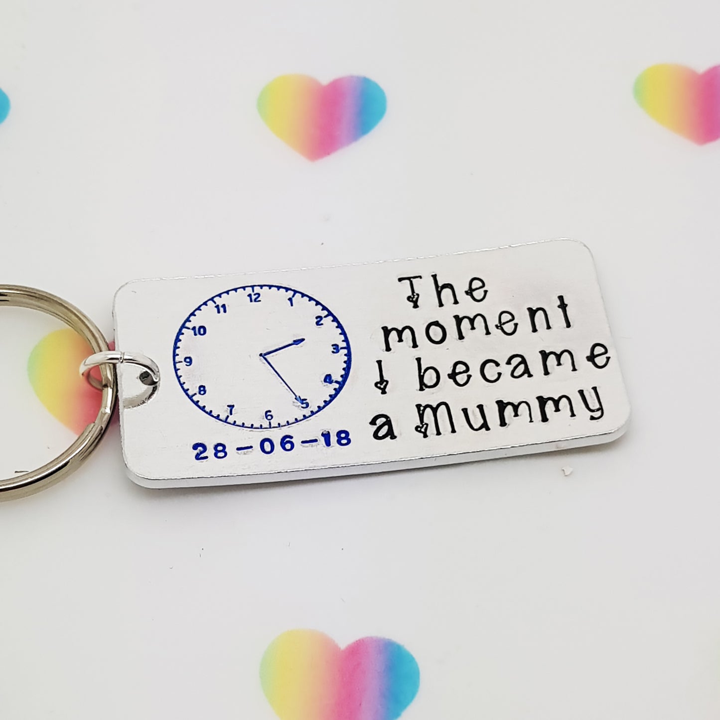 Personalised New Mummy Keyring | First Mothers Day Keyrings