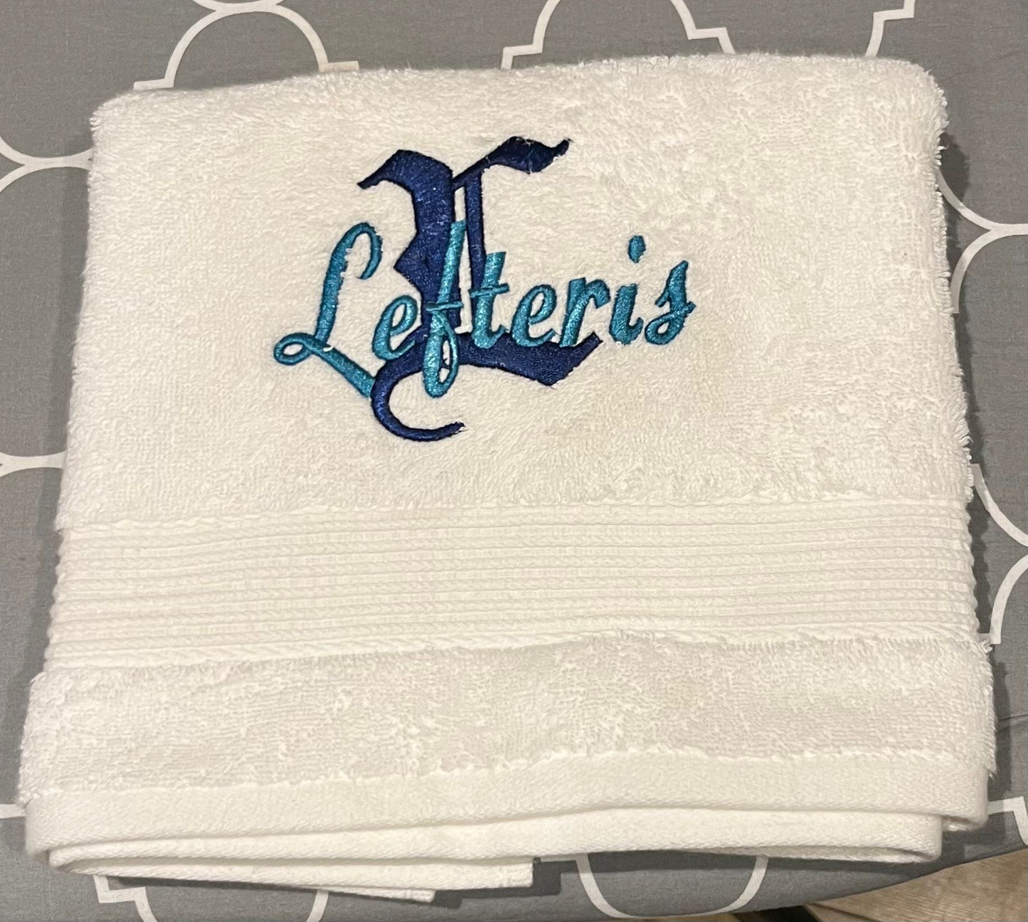 Personalised Hand Towels | Embroidered Hand Towels Gifts