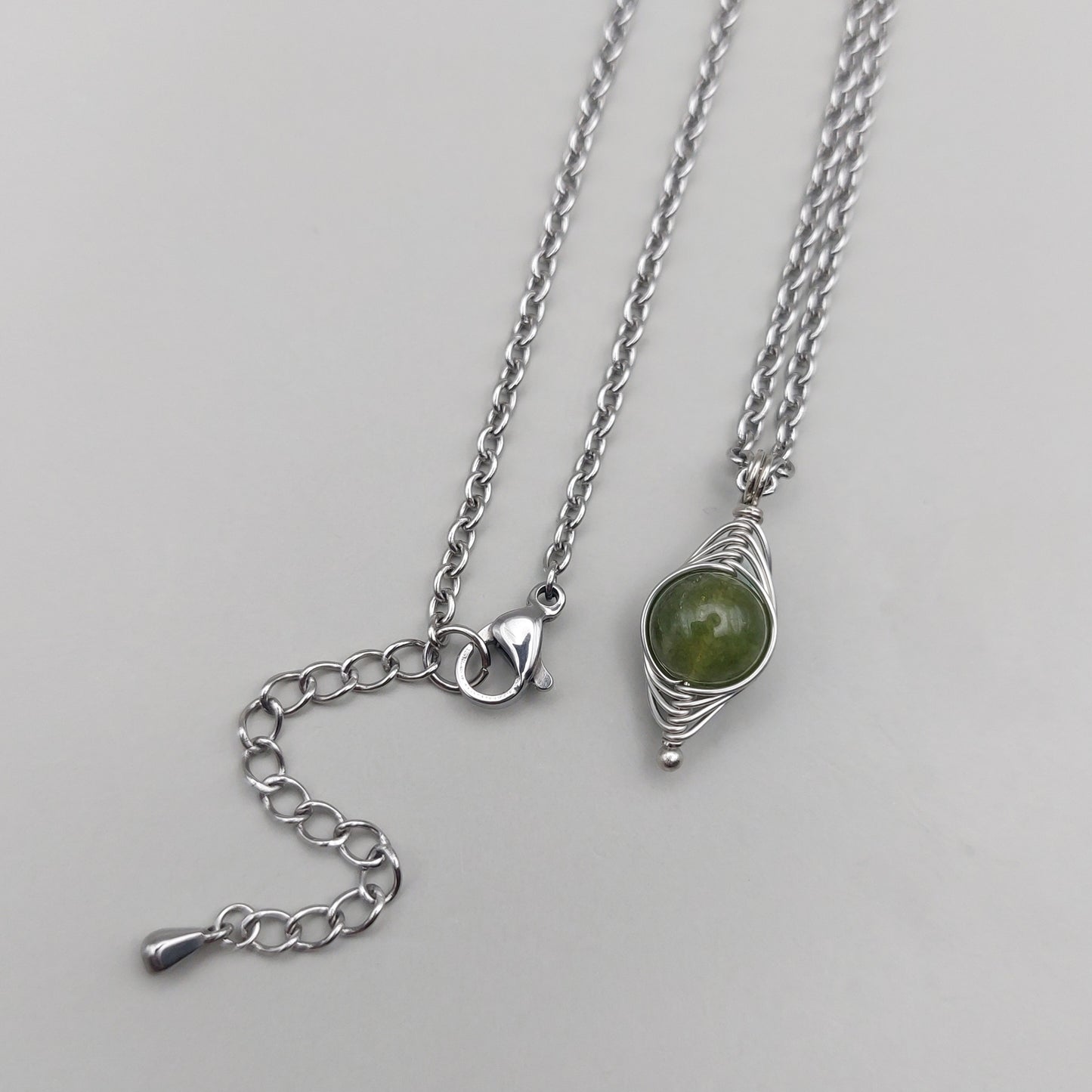 positive pea necklace