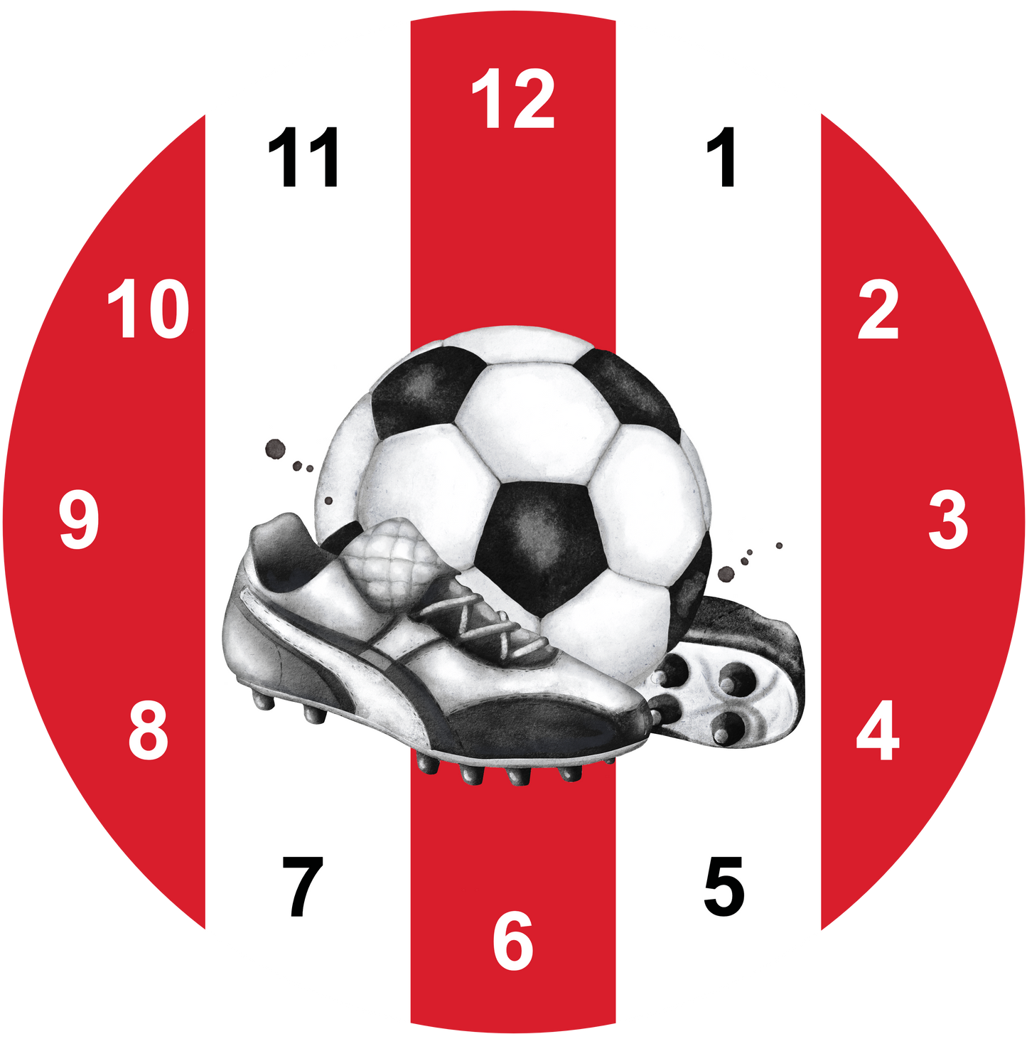 Sports Clock | Football Clock (30cm)