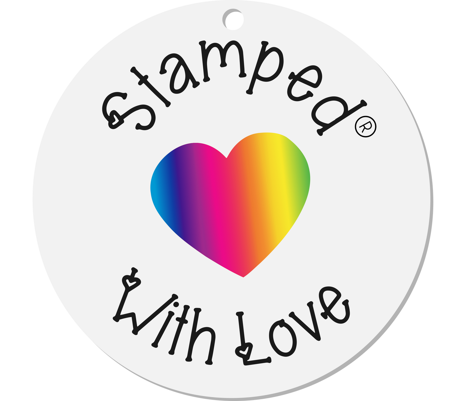 Rainbow Necklace | Hand Stamped LGBTQ Necklace