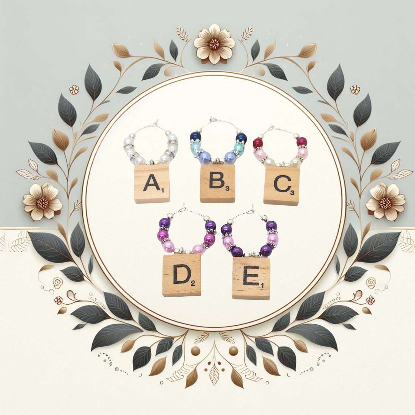 Wine Glass Charms | Wine Glass Markers